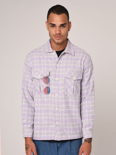 Antioch Button Up Shirt in Lilac / White, Item view