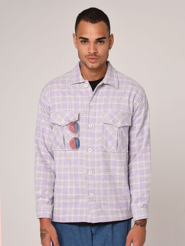 Antioch Regular fit Overhemd in Lila: voorkant