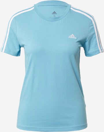 T-shirt 'Essentials' ADIDAS SPORTSWEAR en bleu : devant