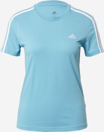 ADIDAS SPORTSWEAR - Camisa funcionais 'Essentials' em azul: frente