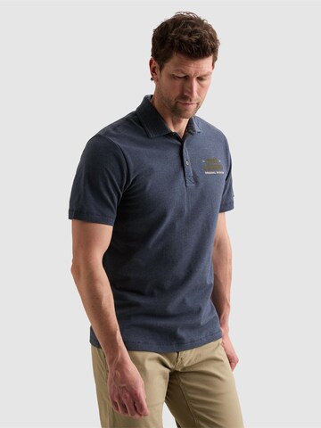 PME Legend Shirt 'Polo shirt in 100% cotton with flight pocket' in Blue