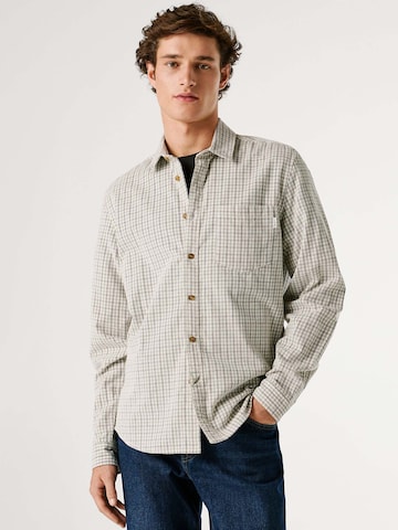 Regular fit Camicia 'Cael' di Pepe Jeans in bianco: frontale
