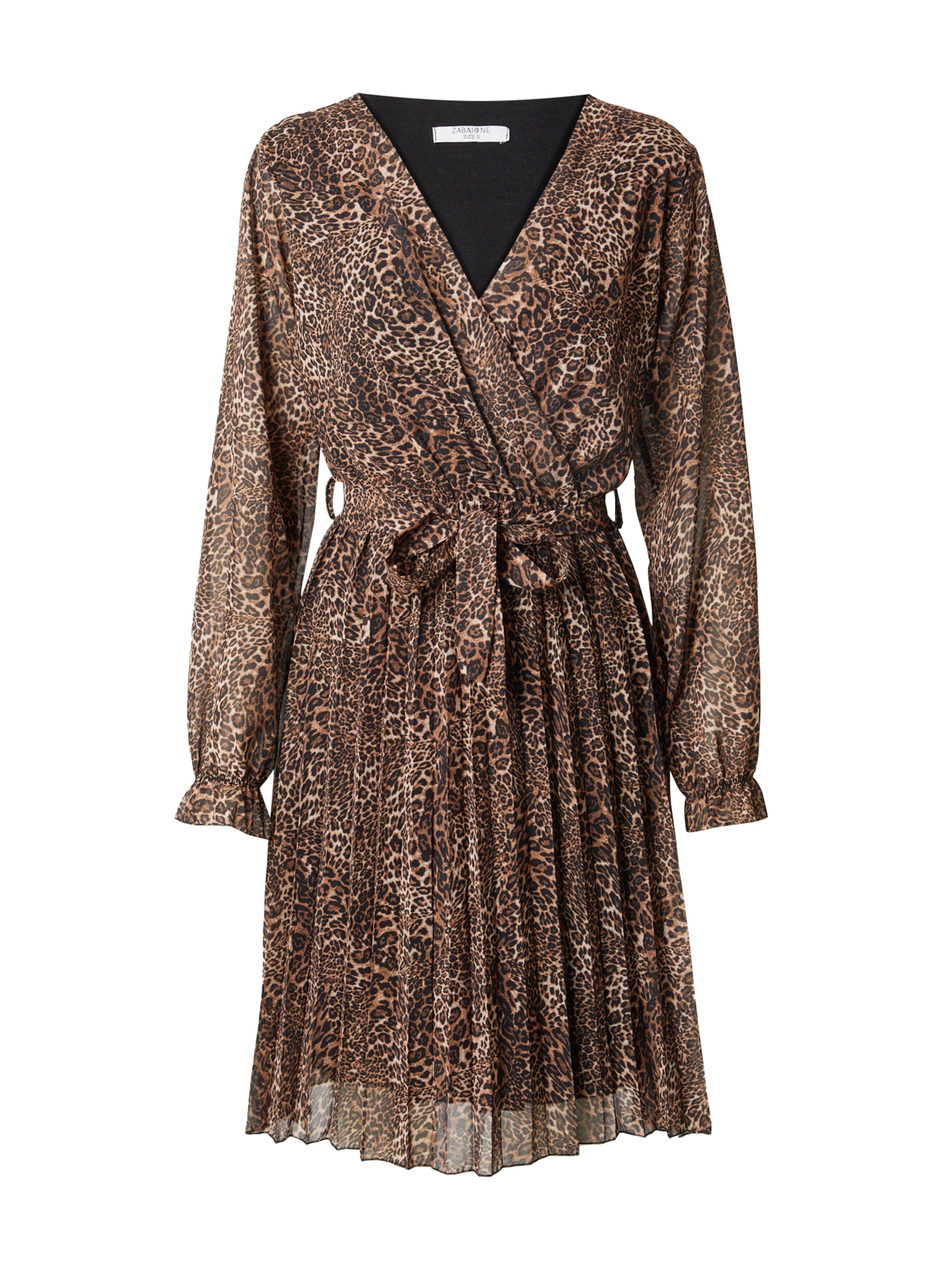 ZABAIONE Šaty 'Is44a' - Hnedá: predná strana