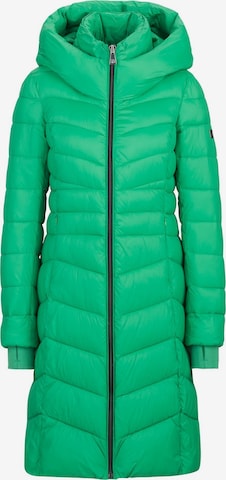 Dine'n'Dance Winter Coat 'Lea' in Green: front