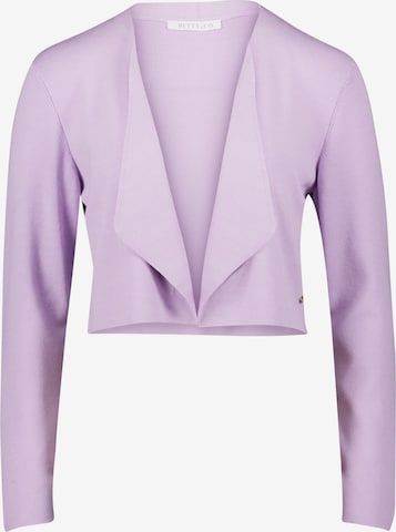 Cardigan Betty & Co en violet : devant