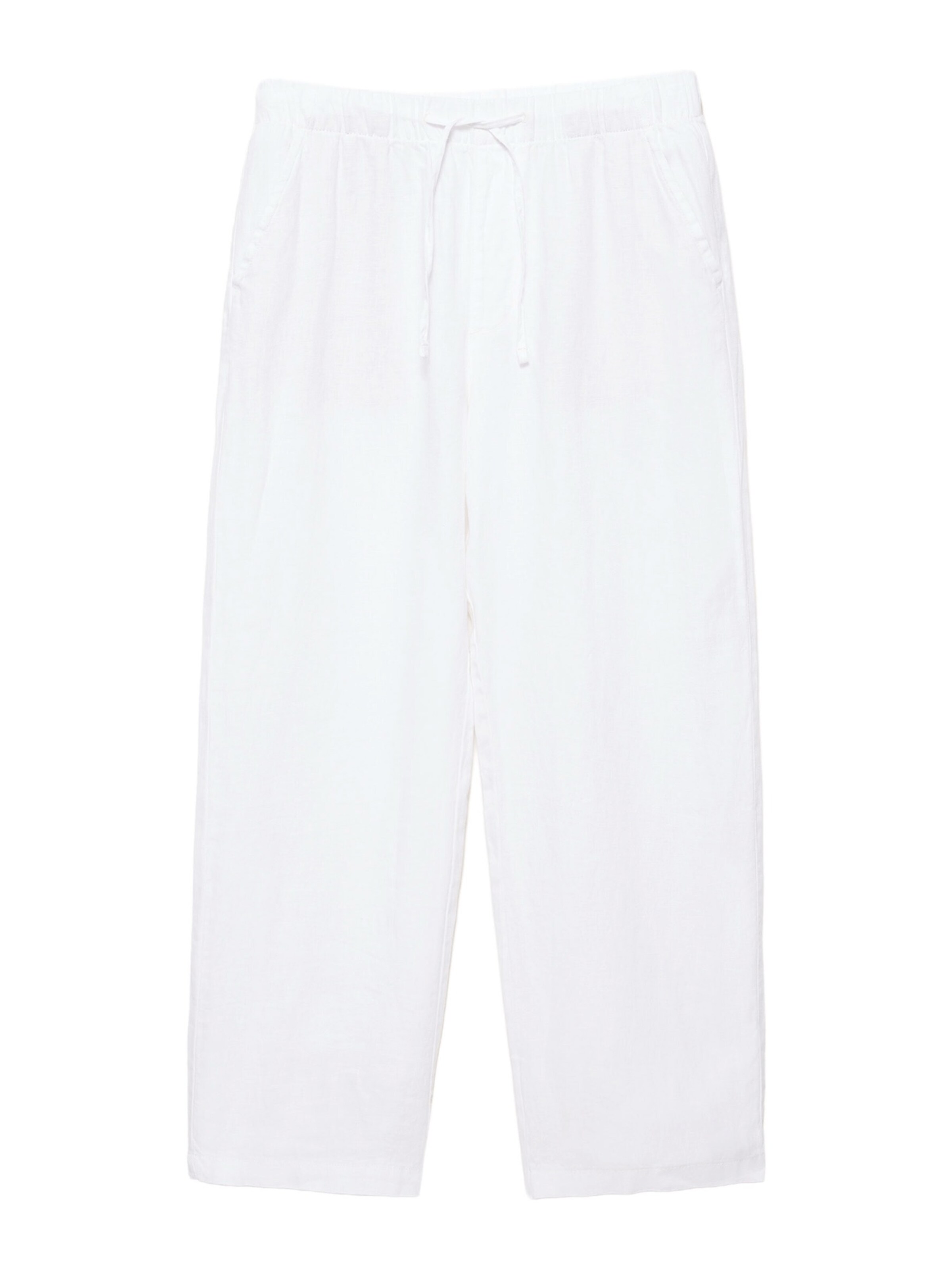 Pull&Bear Baggy Nadrág - fehér: elől