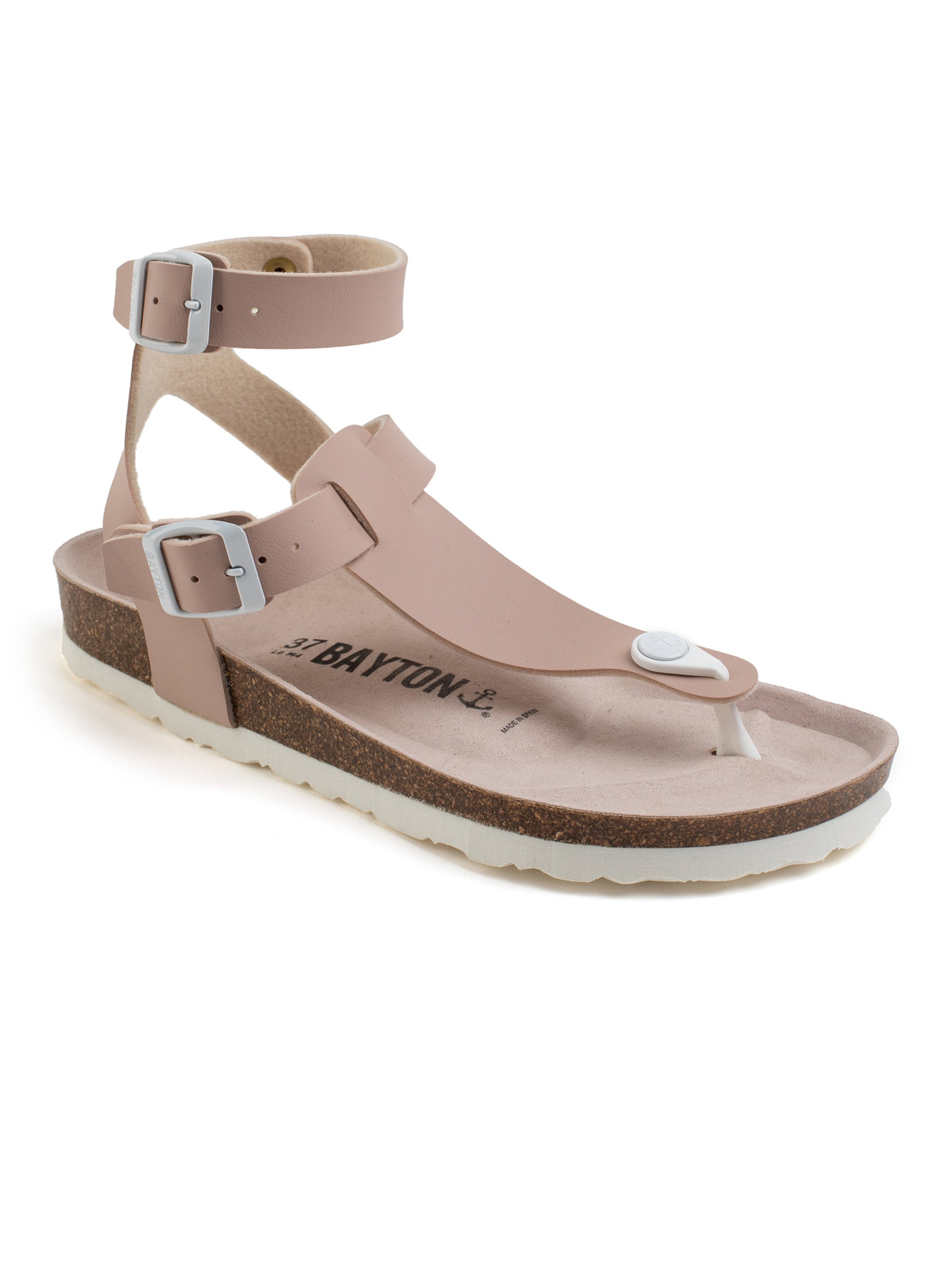 Bayton Sandały z rzemykami 'Kwinana' w kolorze beżowy