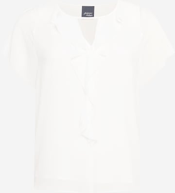 Persona by Marina Rinaldi - Blusa 'BAITA' en blanco: frente