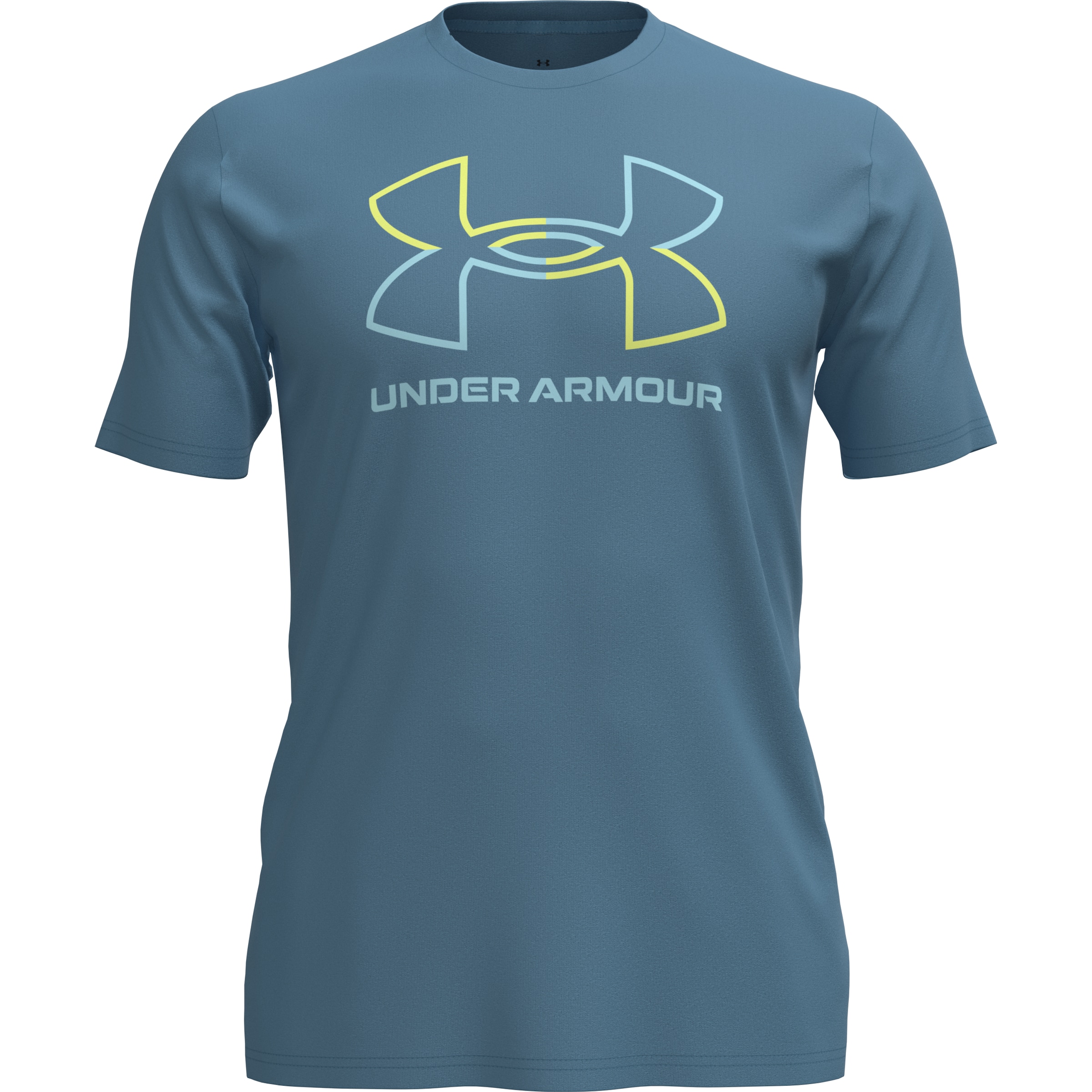 UNDER ARMOUR Funktionsshirt 'Foundation' in Blau: Vorderseite