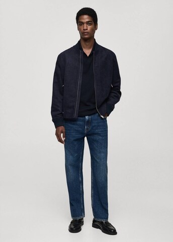 MANGO MAN Jacke 'Bero' in Blau