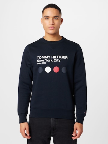 TOMMY HILFIGER Sweatshirt 'Metro' in Blauw: voorkant