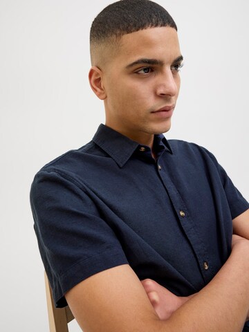 JACK & JONES Средняя посадка Рубашка 'JJESummer' в Синий