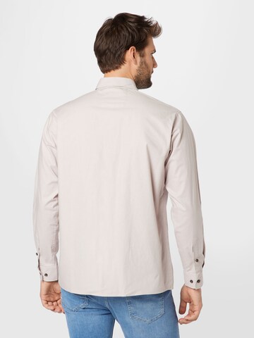 Trendyol Regular fit Button Up Shirt in Beige