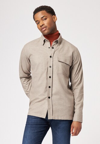 ROY ROBSON Comfort fit Button Up Shirt in Beige