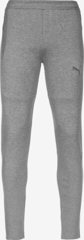 PUMA Skinny Sportbroek in Grijs: voorkant