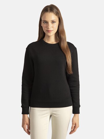 Antioch Sweatshirt in Zwart: voorkant