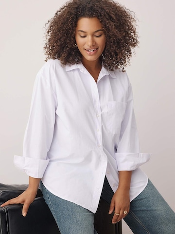 Trendyol Curve - Blusa en blanco: frente
