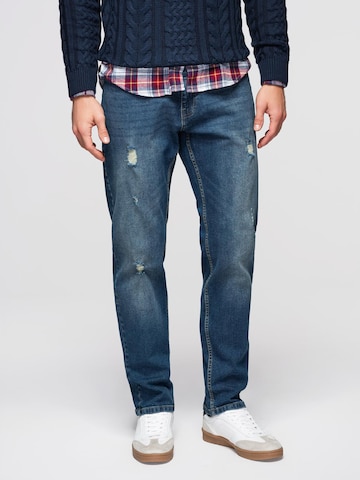Ombre Regular Jeans in Blauw: voorkant