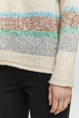 b.young Strickpullover 'OMIA' in Beige