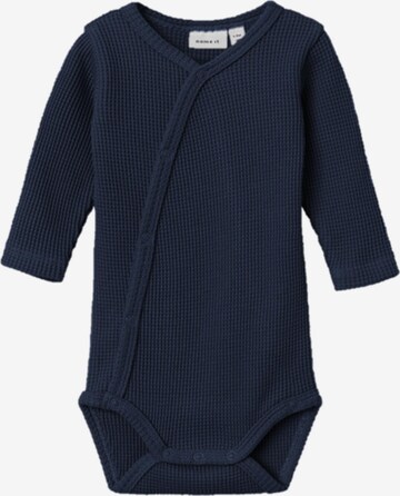 Tutina / body per bambino di NAME IT in blu: frontale