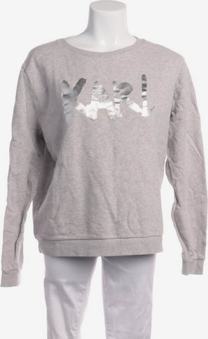Karl Lagerfeld Sweatshirt & Zip-Up Hoodie in L in Grey: front