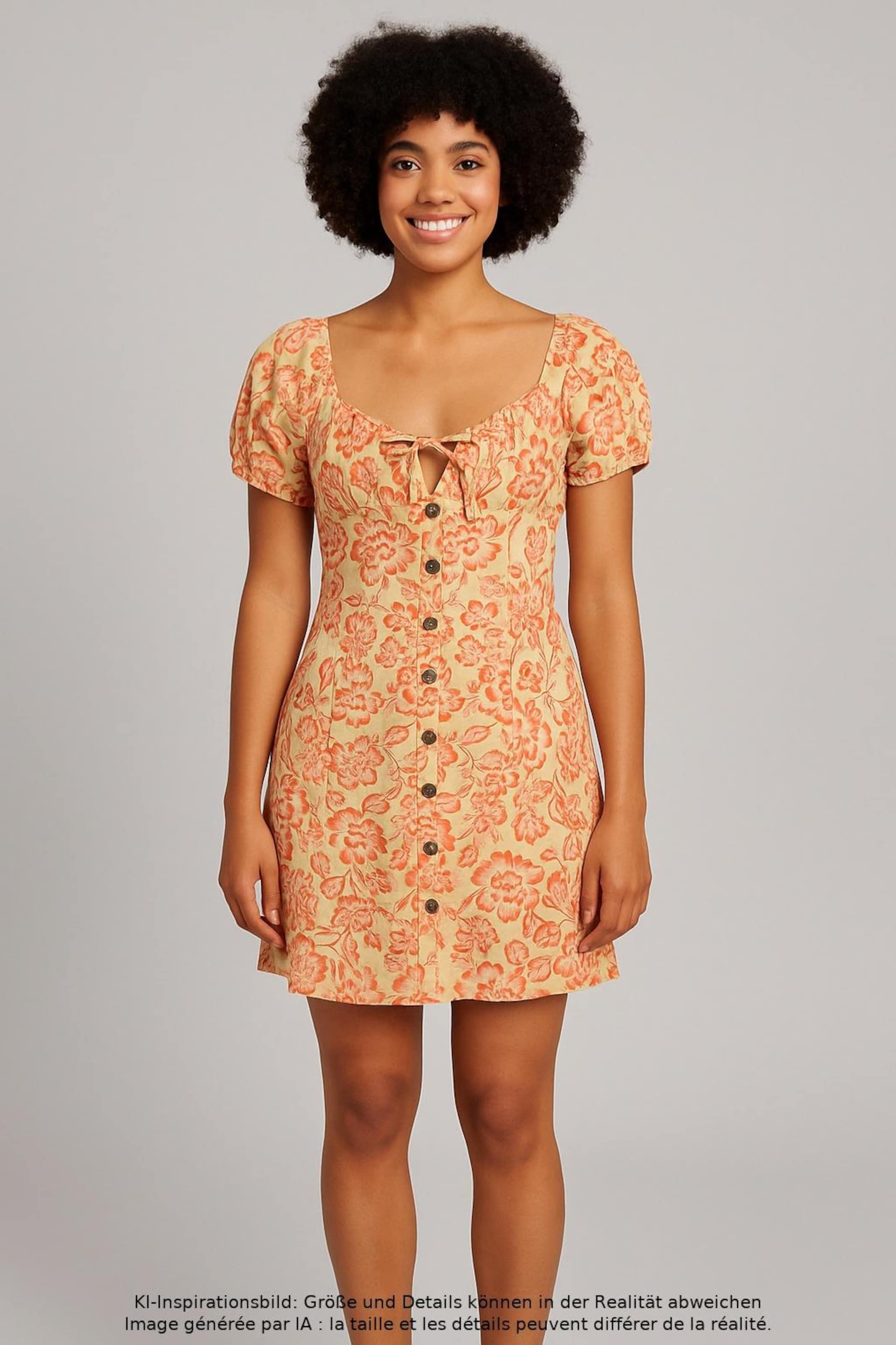 WRANGLER Kleid XS in Gelb: Vorderseite