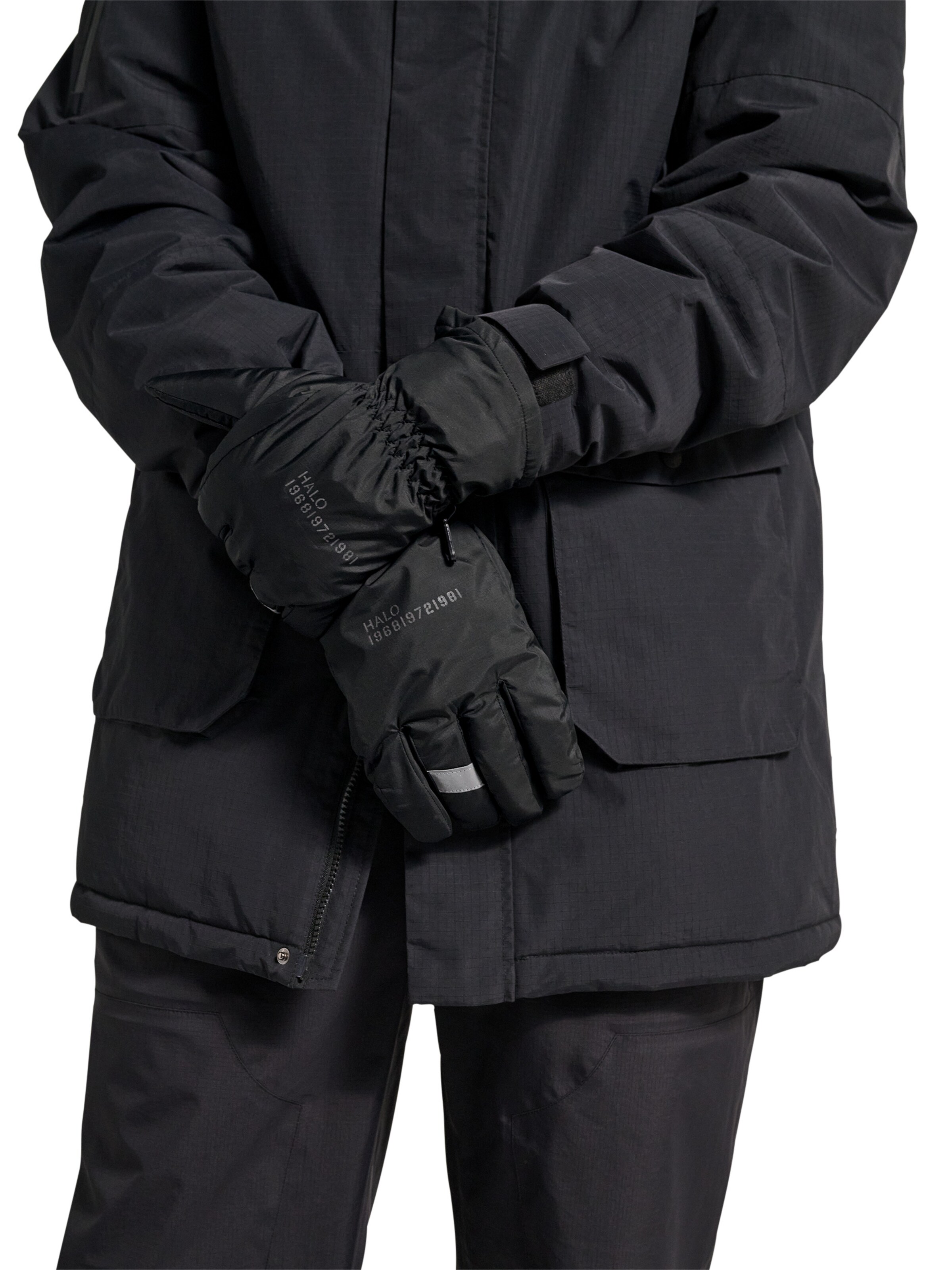 HALO Fingerhandschuhe in Schwarz