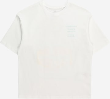 Jack & Jones Junior T-shirt 'VALENCIA' i vit: framsida