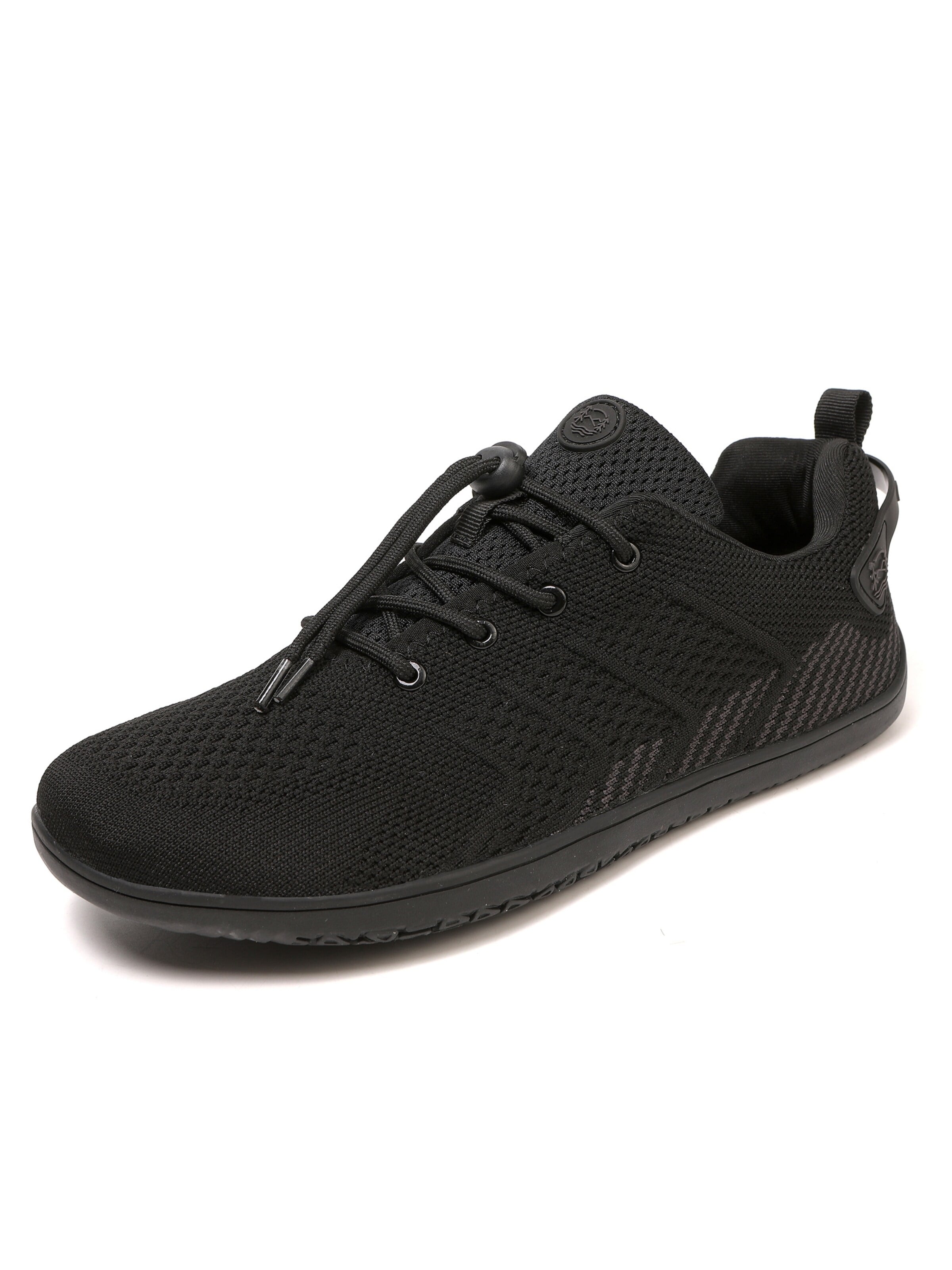 Freiluftkind Sportlicher Schnürschuh 'Freiluftkind® Camino'‌‌‌‌‌‌‌‌‌ in Schwarz: Vorderseite