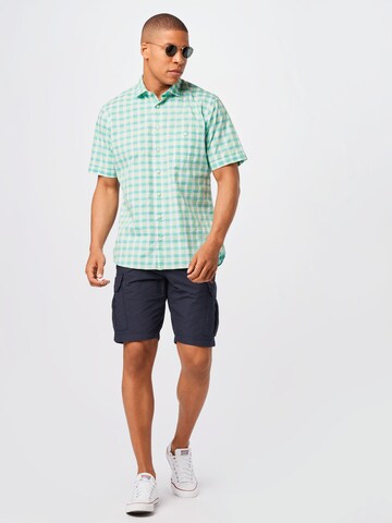 OLYMP - Ajuste regular Camisa en verde