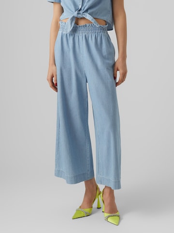 VERO MODA Loosefit Hose 'Katja' in Blau: predná strana