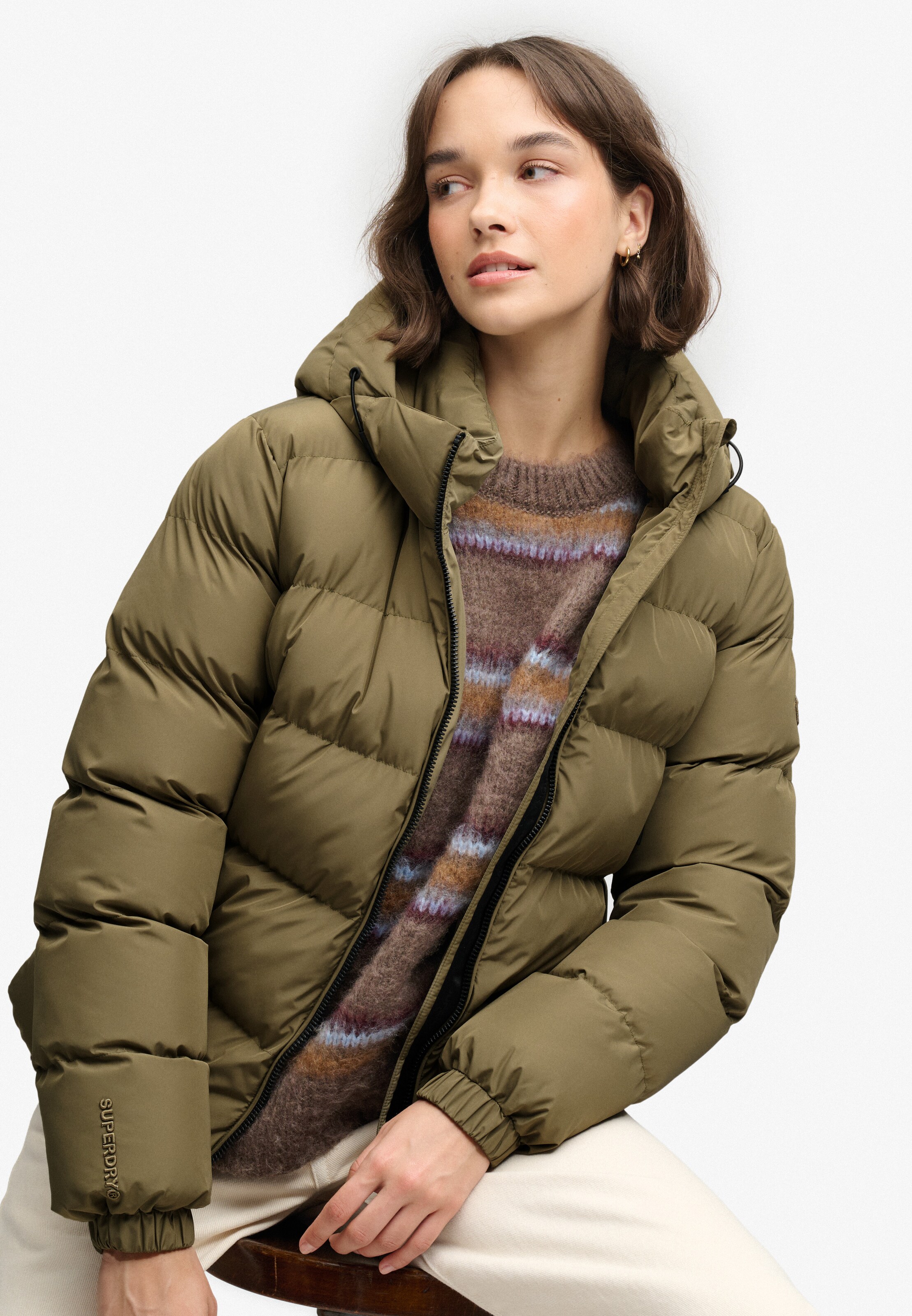 Superdry & Co Overgangsjakke i grøn