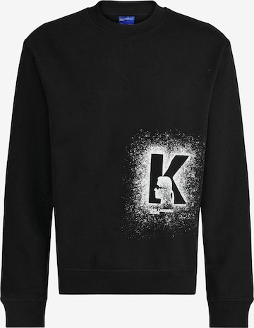 KARL LAGERFELD JEANSSweater majica - crna boja: prednji dio