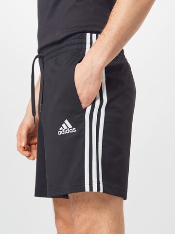 ADIDAS SPORTSWEAR regular Sportsbukser i sort