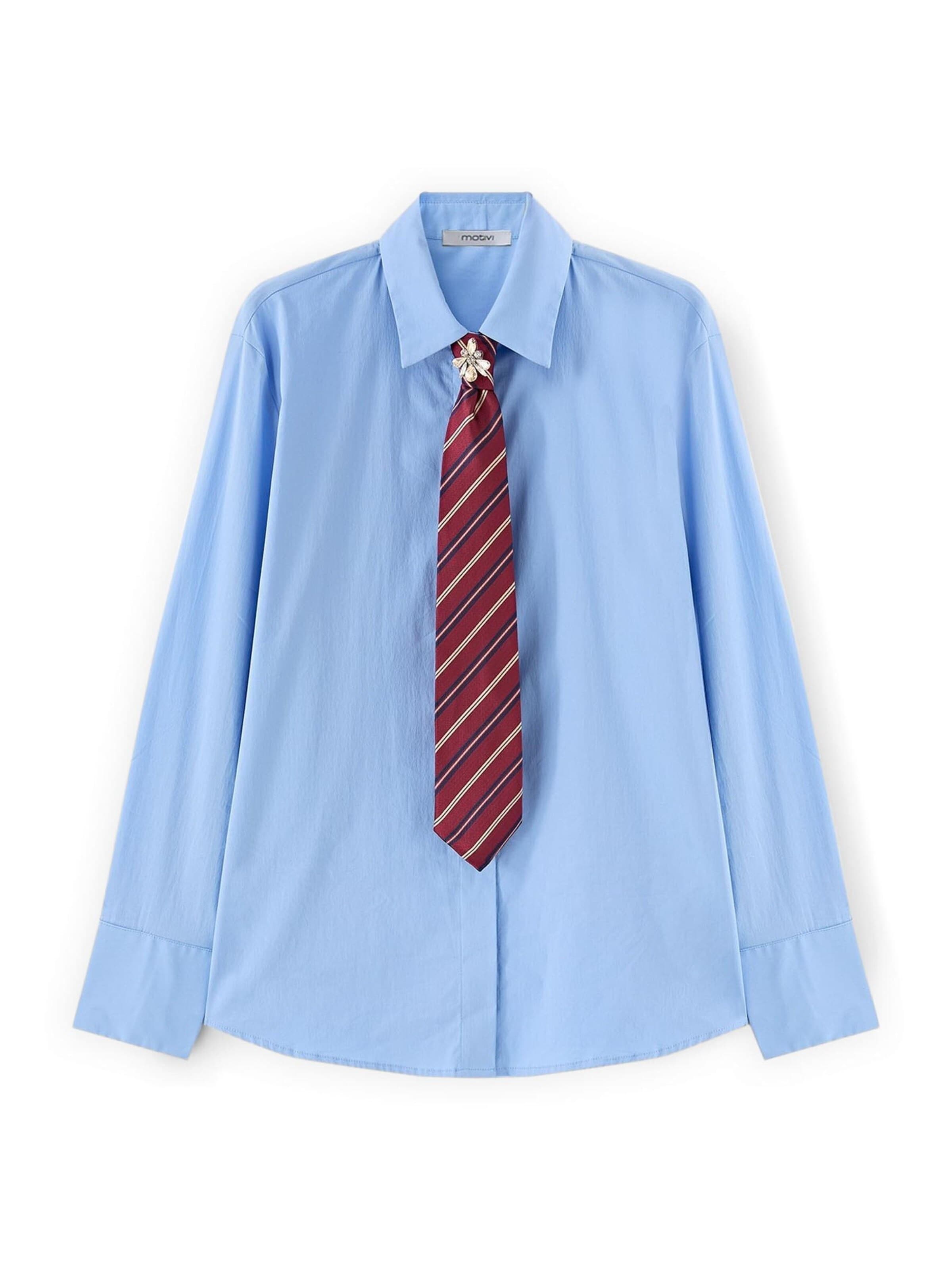 MOTIVI - Camiseta en azul: frente