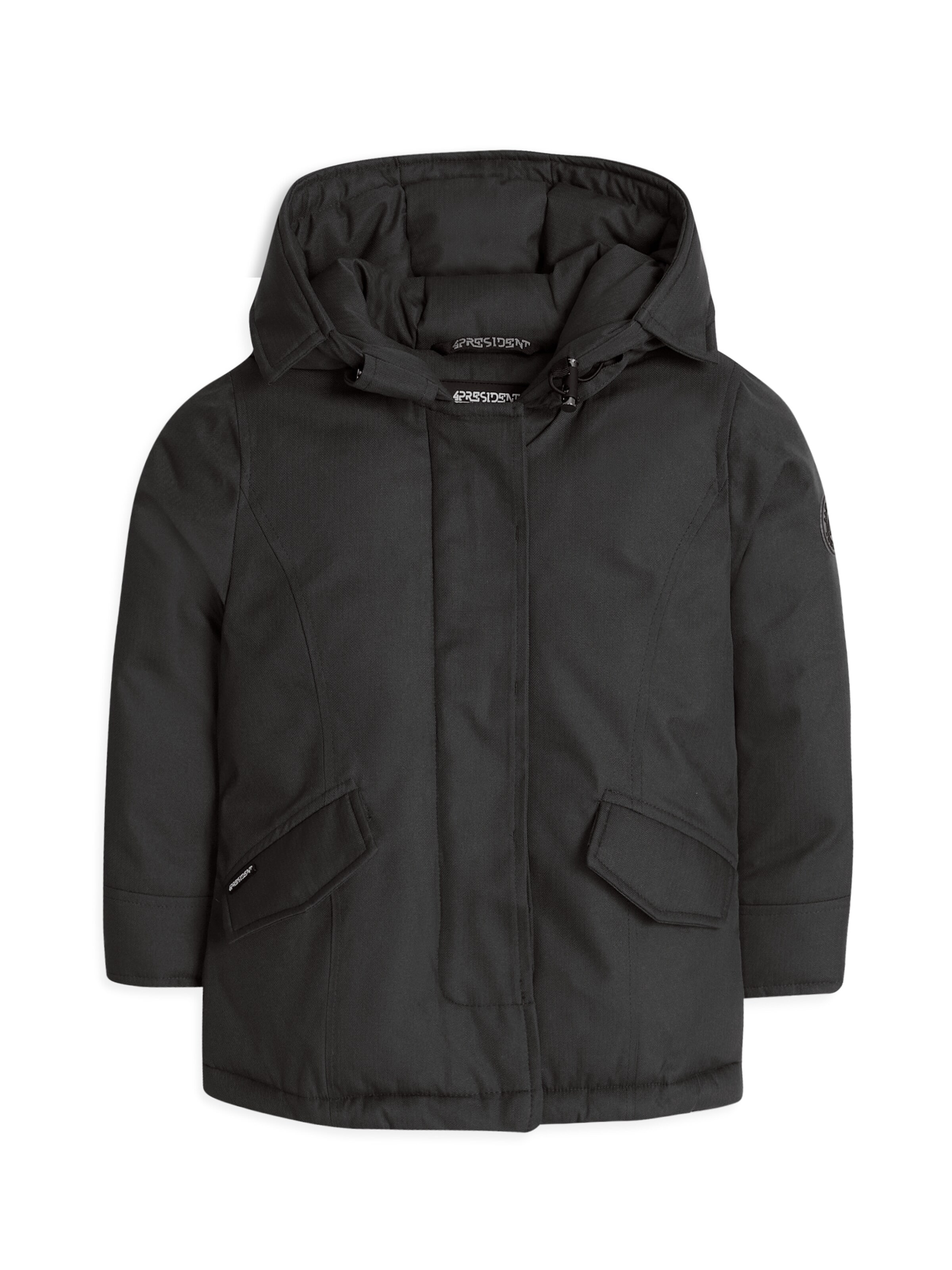 4PRESIDENT Winter Jacket 'Perry' in Black: front