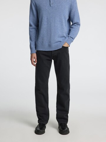 SELECTED HOMME Regular Jeans 'SLH196' in Schwarz: Vorderseite