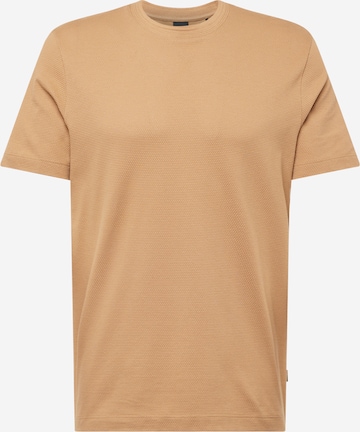 Maglietta 'Tiburt' di BOSS in beige: frontale