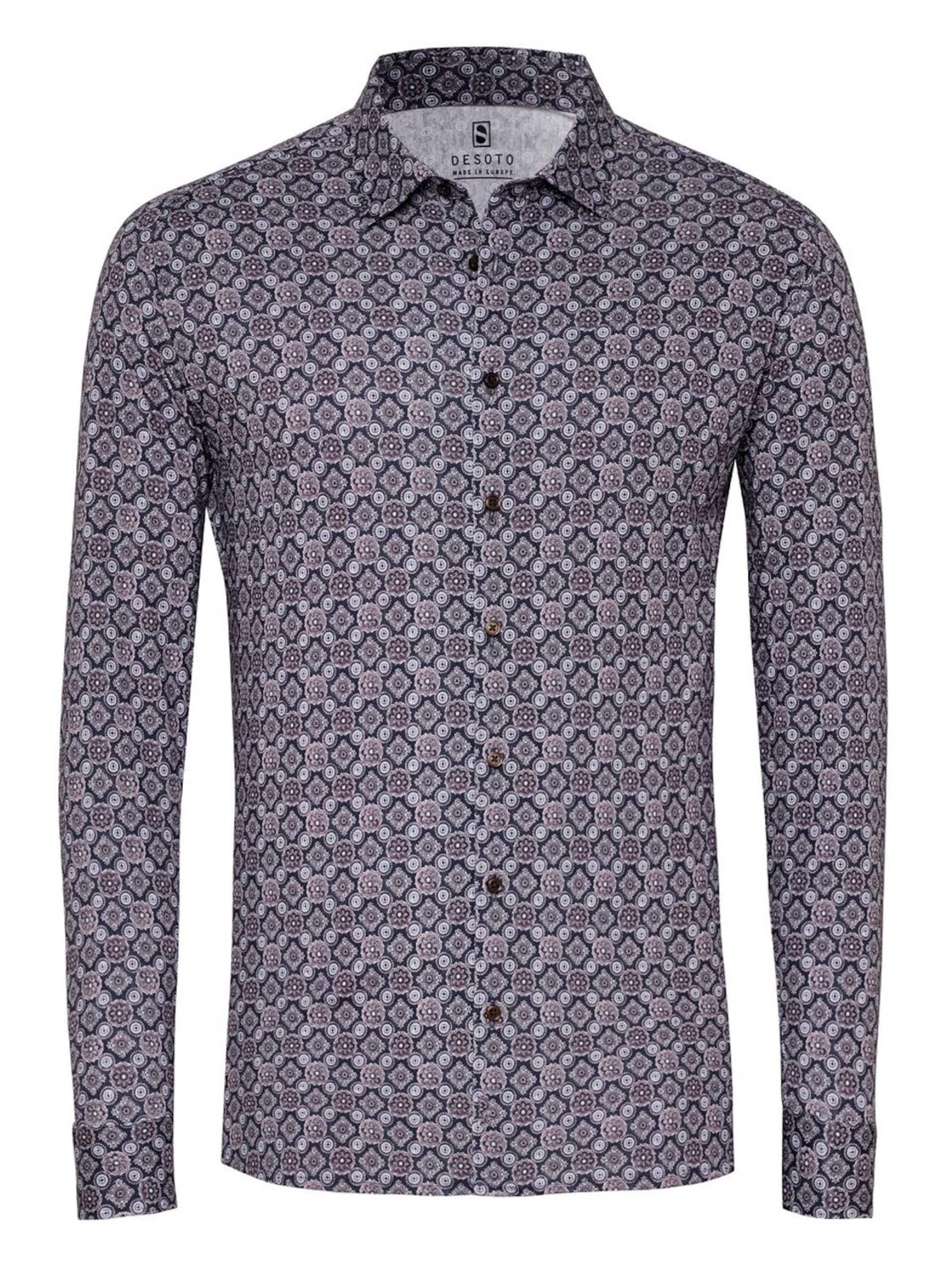Coupe slim Chemise DESOTO en bleu : devant