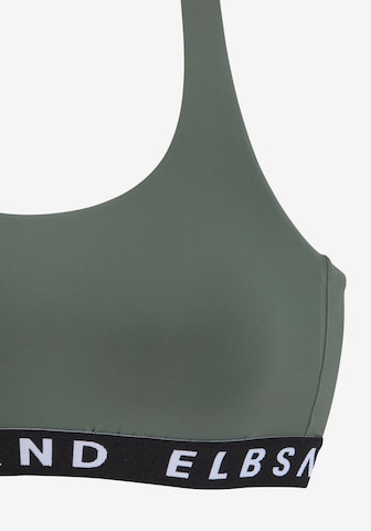 Elbsand - Bustier Bikini en verde