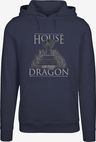 Sweat-shirt 'House Of The Dragon Throne' F4NT4STIC en bleu : devant