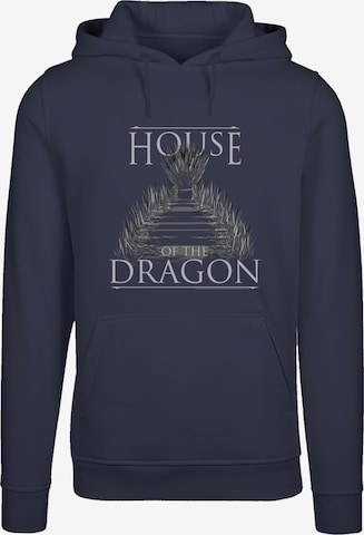 F4NT4STIC Sweatshirt 'House Of The Dragon Throne' in Blau: predná strana