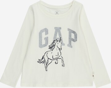 T-Shirt GAP en beige : devant