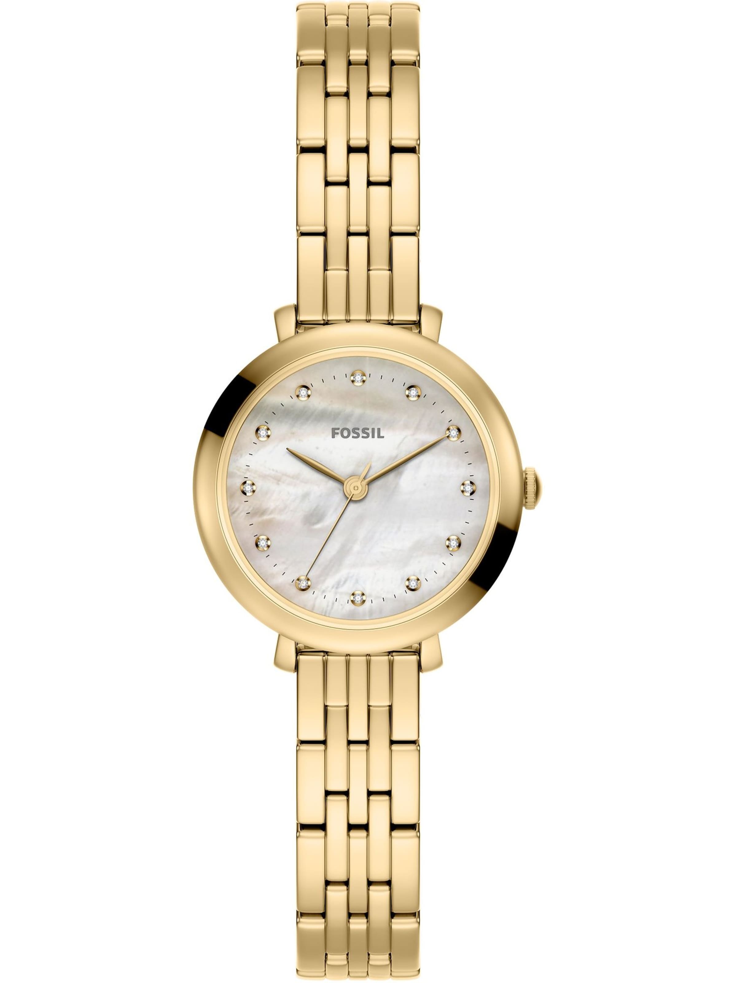 FOSSIL Analog klocka 'Jacqueline' i guld: framsida