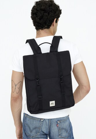 Lefrik Laptoptasche 'Handy' in Schwarz: Vorderseite