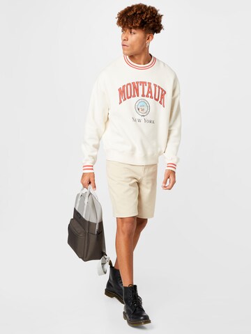 Abercrombie & Fitch Sweatshirt 'MAY 1' in Beige