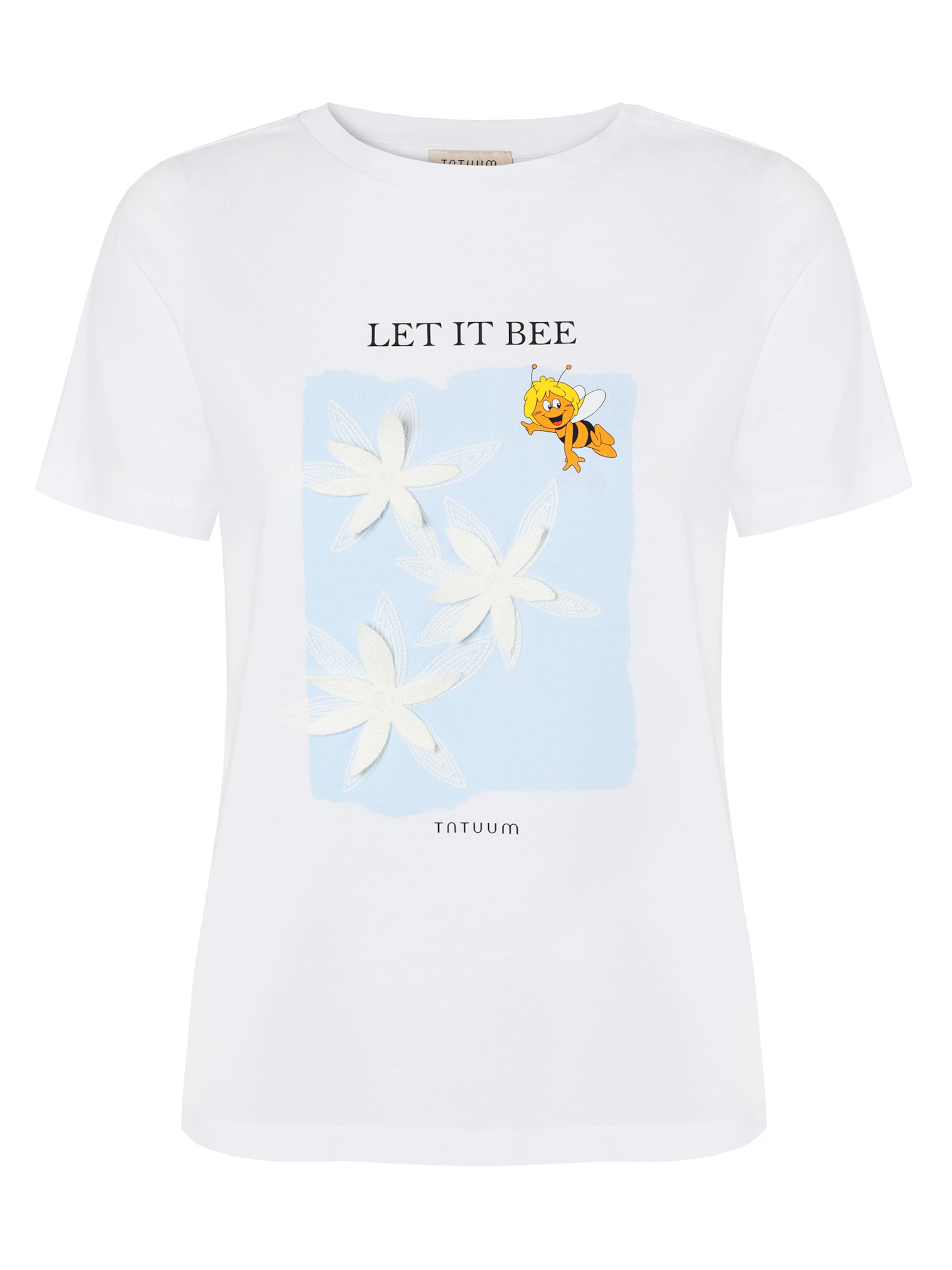 TATUUM T-shirt i vit: framsida