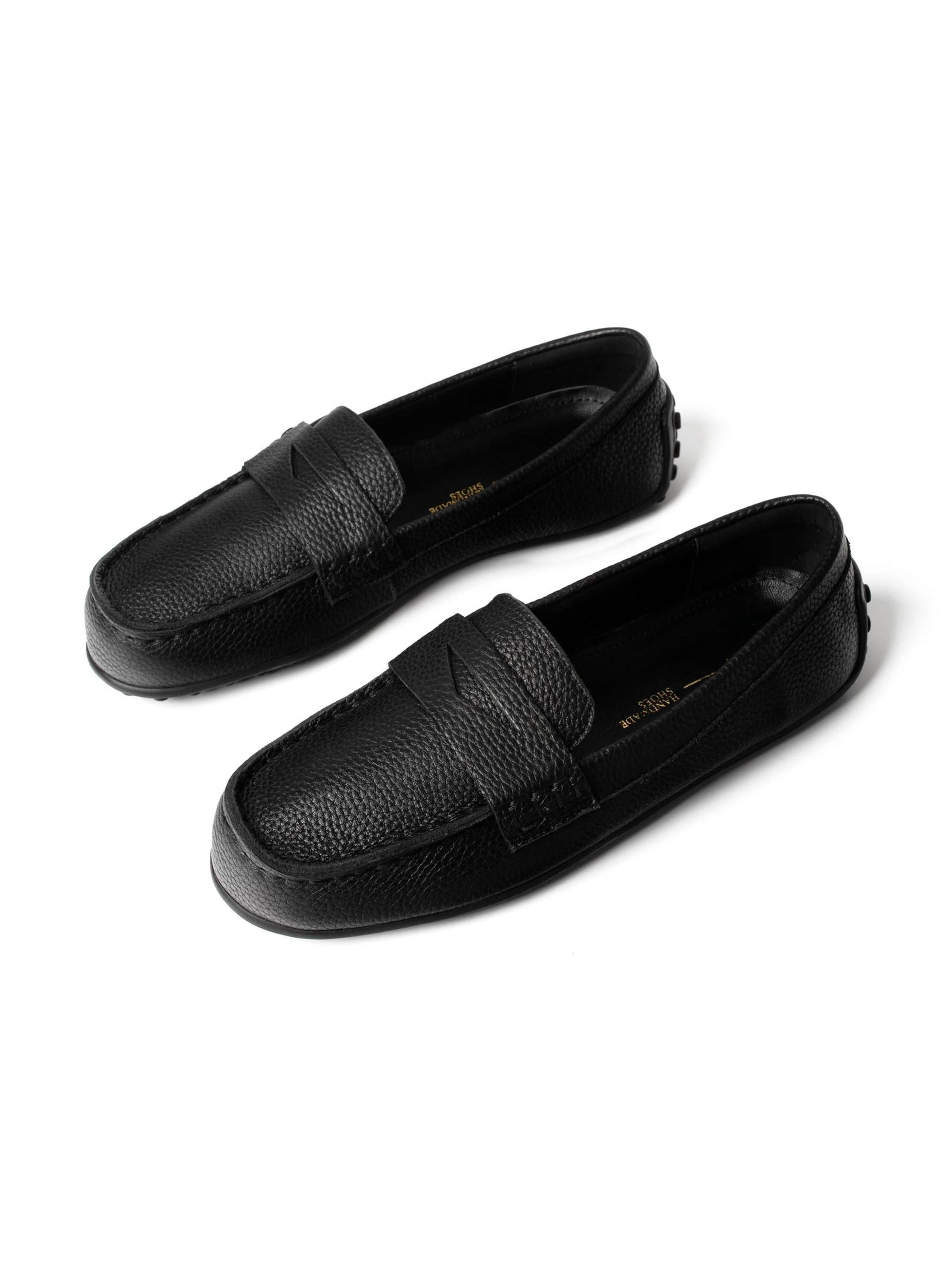 Mocassin 'AFTER THE RAIN FALLS' L37 HANDMADE SHOES en noir