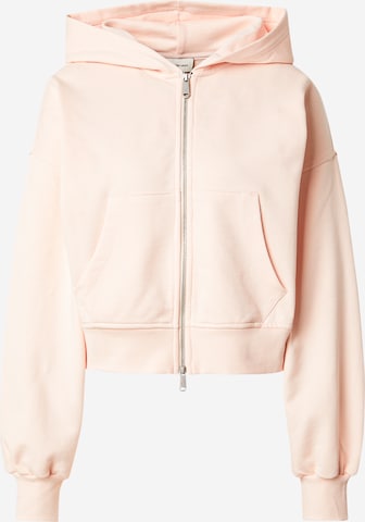 Calvin Klein Jeans Кофта на молнии в Ярко-розовый: спереди