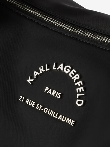 Karl Lagerfeld Torba shopper 'Rue St-Guillaume Metal' w kolorze czarny